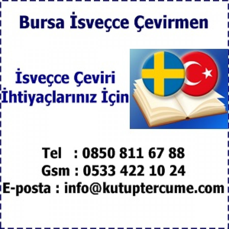 İsveçce Çevirmenlik Bursa