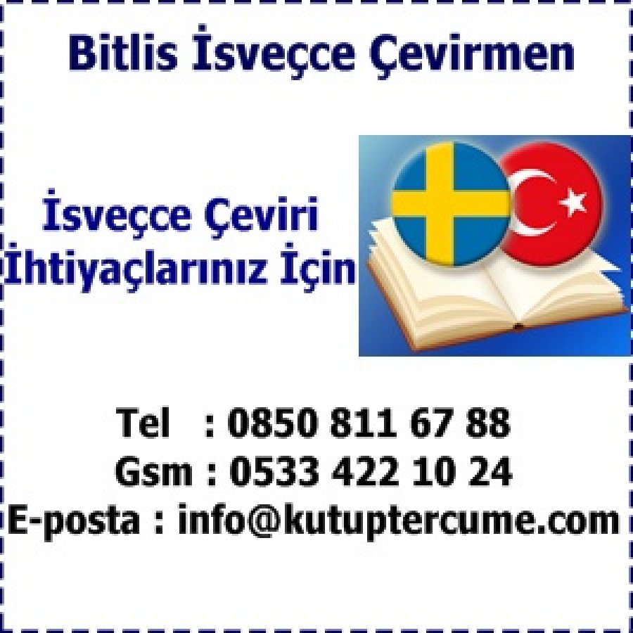İsveçce Çevirmenlik Bitlis