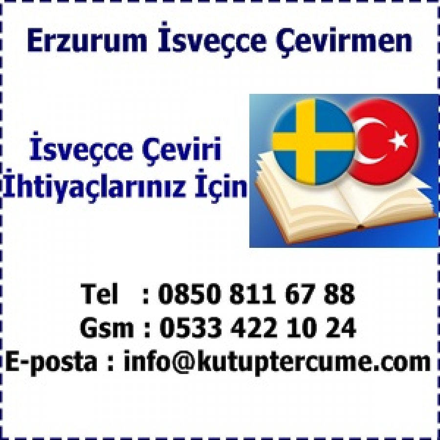 İsveçce Çevirmenlik Erzurum