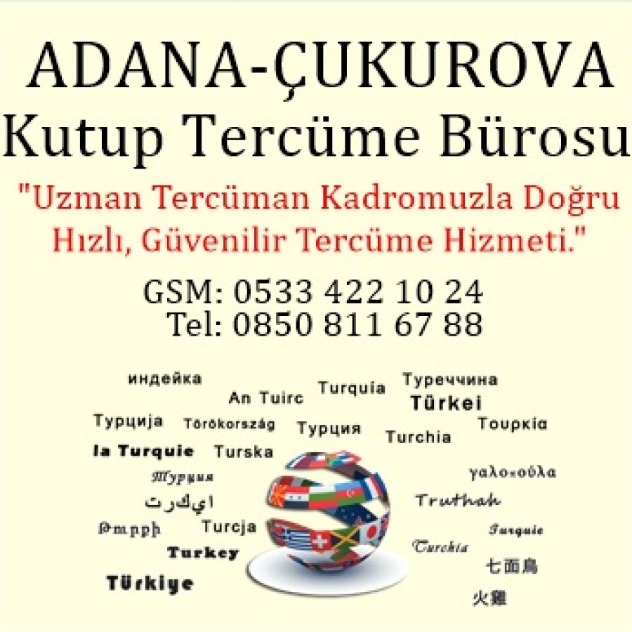 Çukurova Tercüme Bürosu Adana