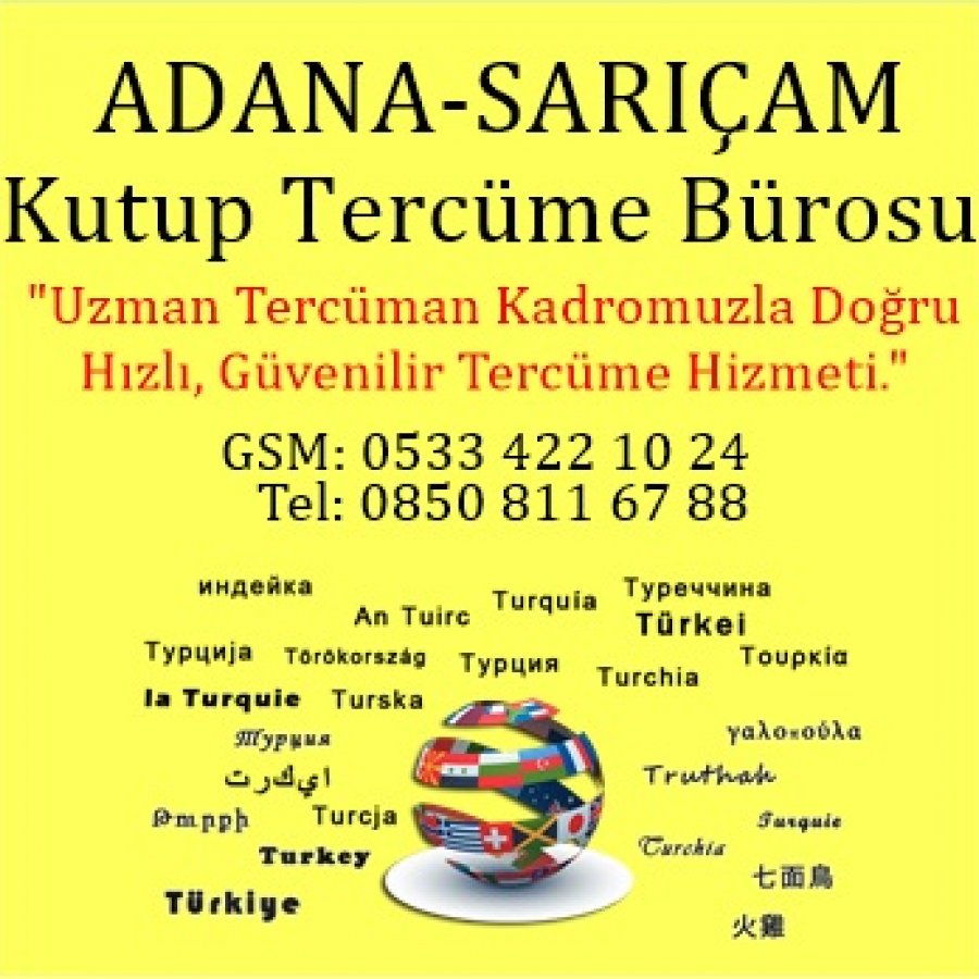 Sarıçam Tercüme Ofisi Adana
