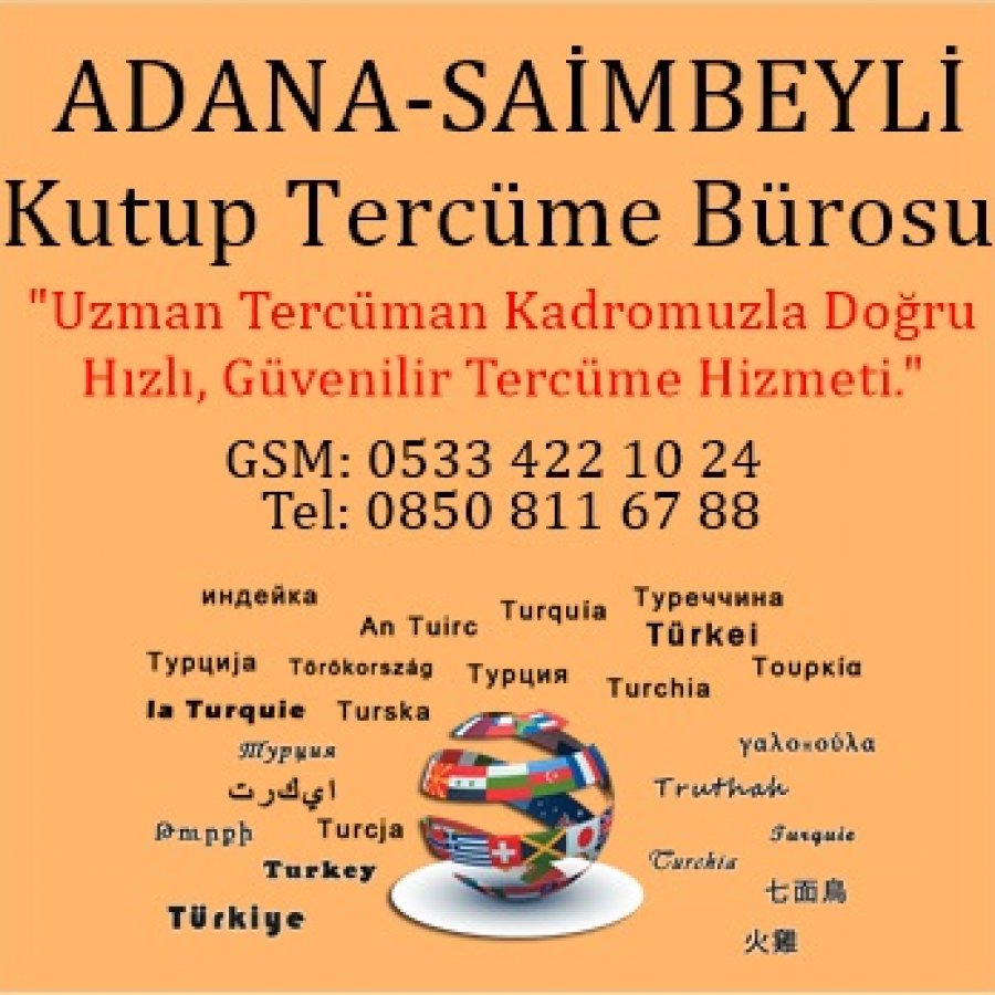 Saimbeyli Tercüme Merkezi Adana