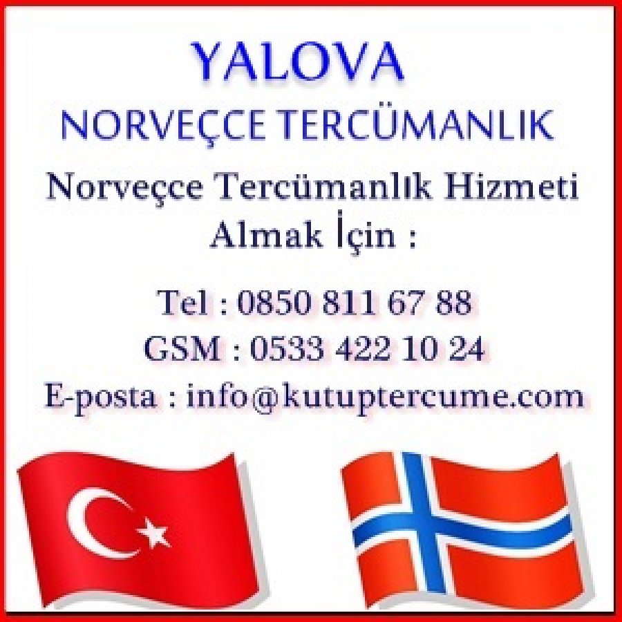 Norveçce Tercümanlık Hizmetleri Yalova