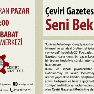 Çeviri Gazetesi Meclisi Toplanıyor!