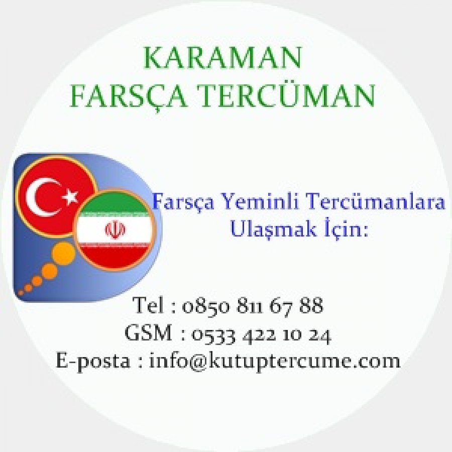 Farsça Çevirmenlik Karaman