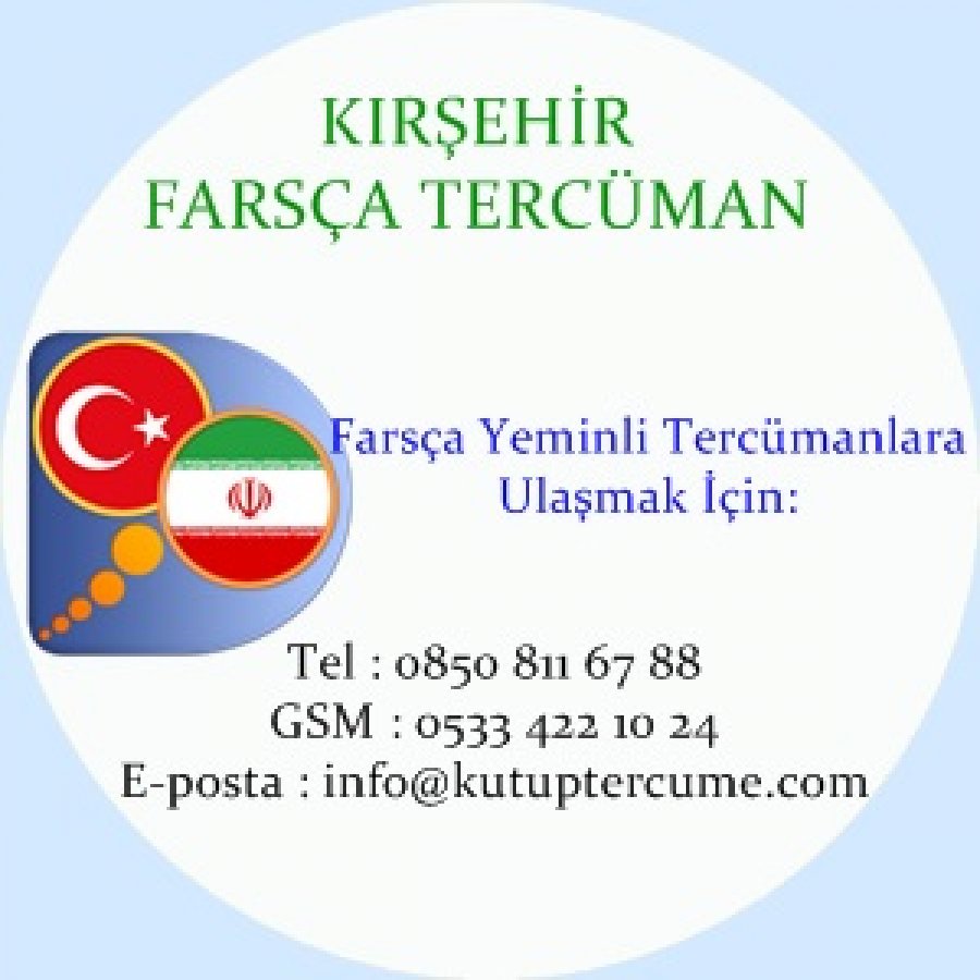 Farsça Çevirmenlik Kırşehir