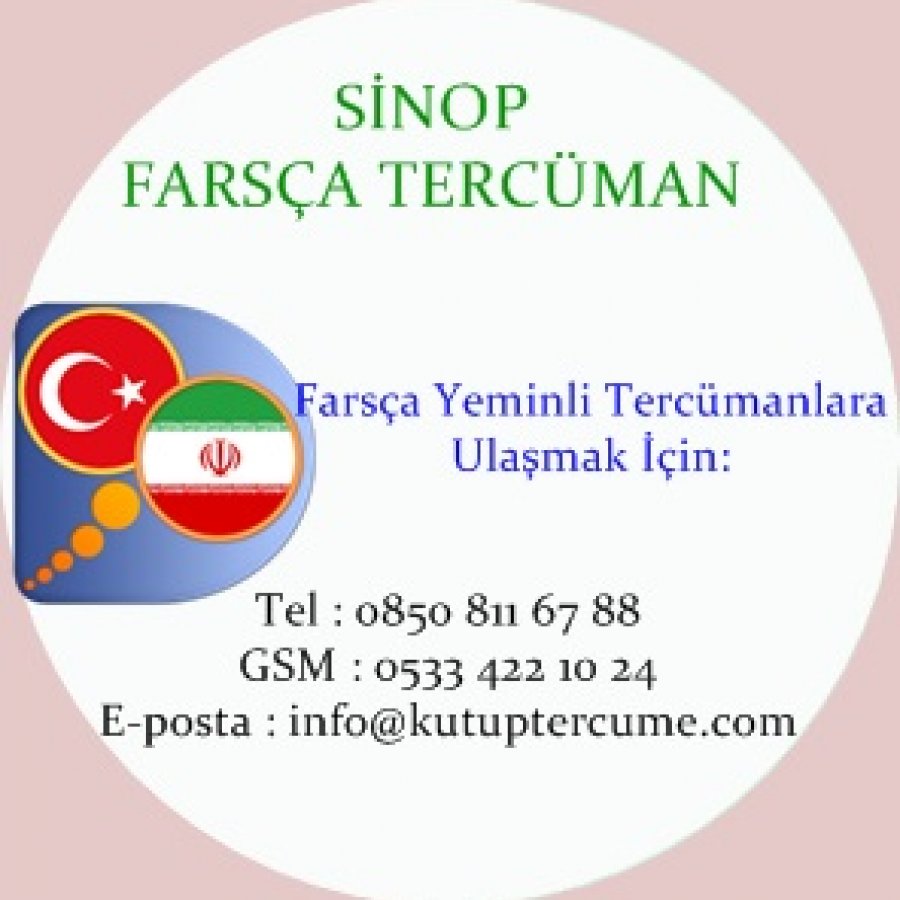 Farsça Çevirmenlik Sinop