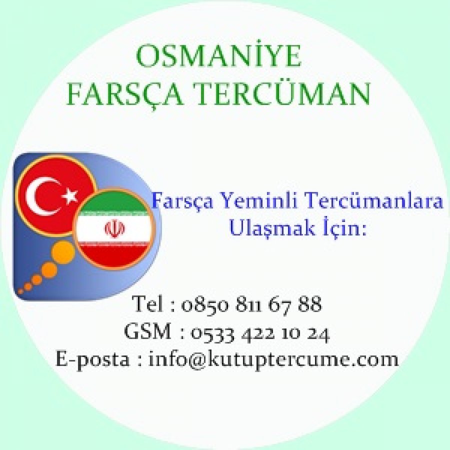 Farsça Çevirmenlik Osmaniye