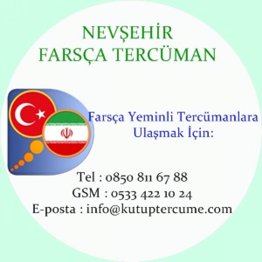 Farsça Çevirmenlik Nevşehir