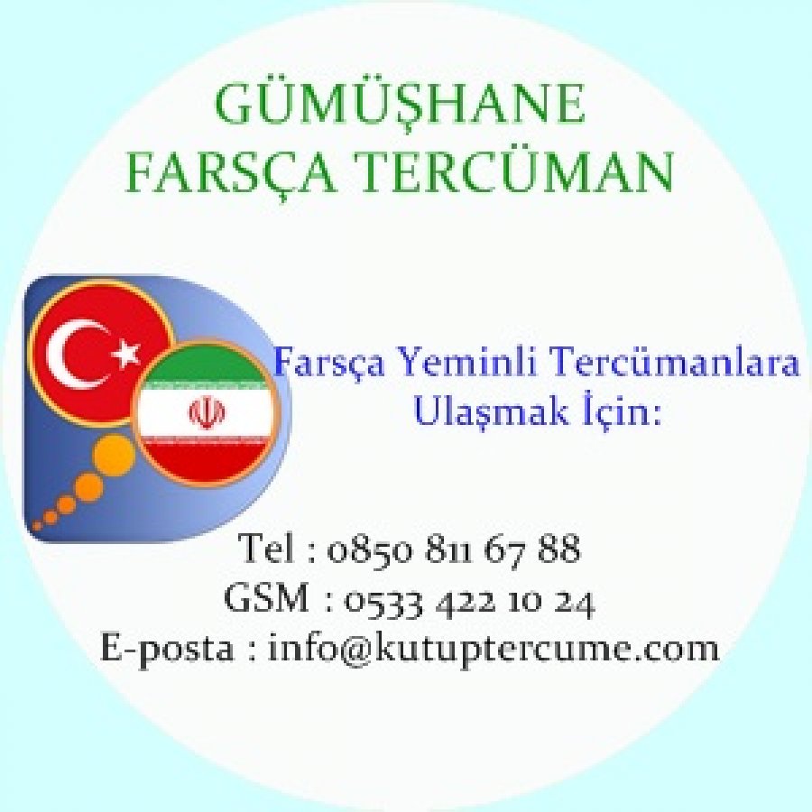 Farsça Çevirmenlik Gümüşhane