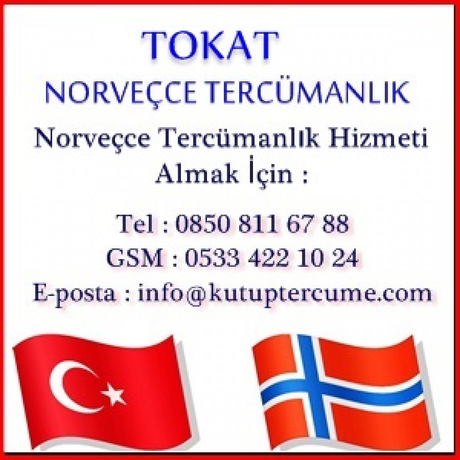 Norveçce Tercümanlık Hizmetleri Tokat