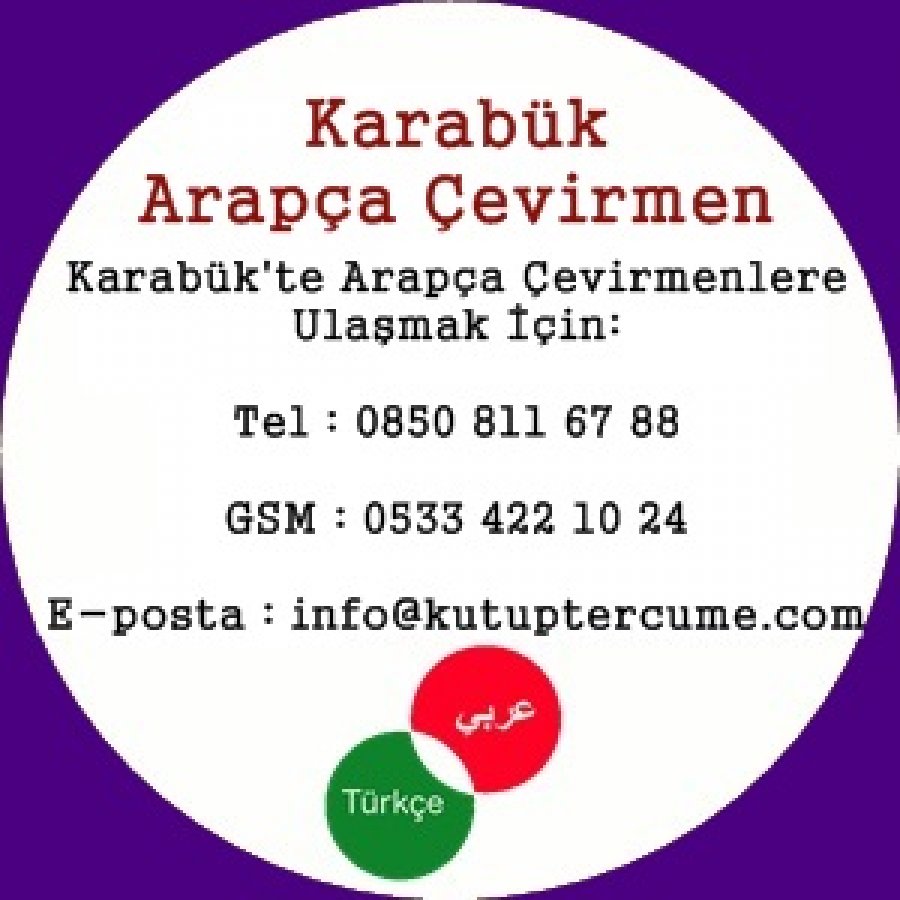 Karabük Arapça Çeviri Dil Hizmeti