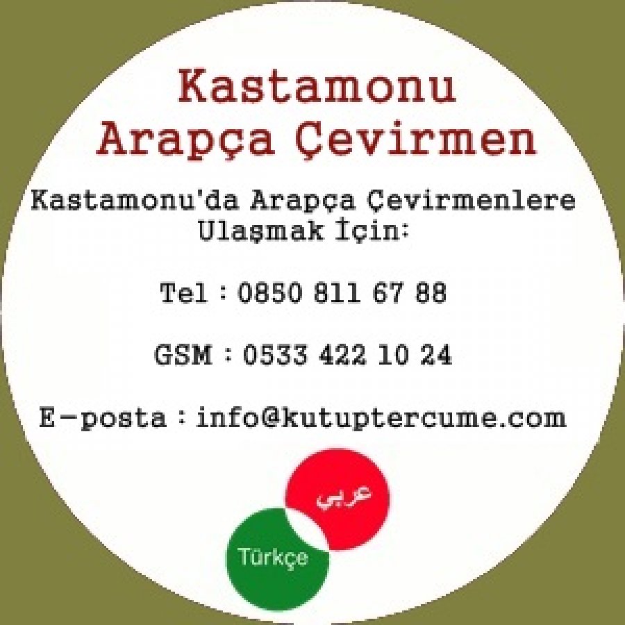 Kastamonu Arapça Çeviri Dil Hizmeti
