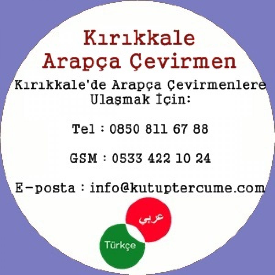 Kırıkkale Arapça Çeviri Dil Hizmeti