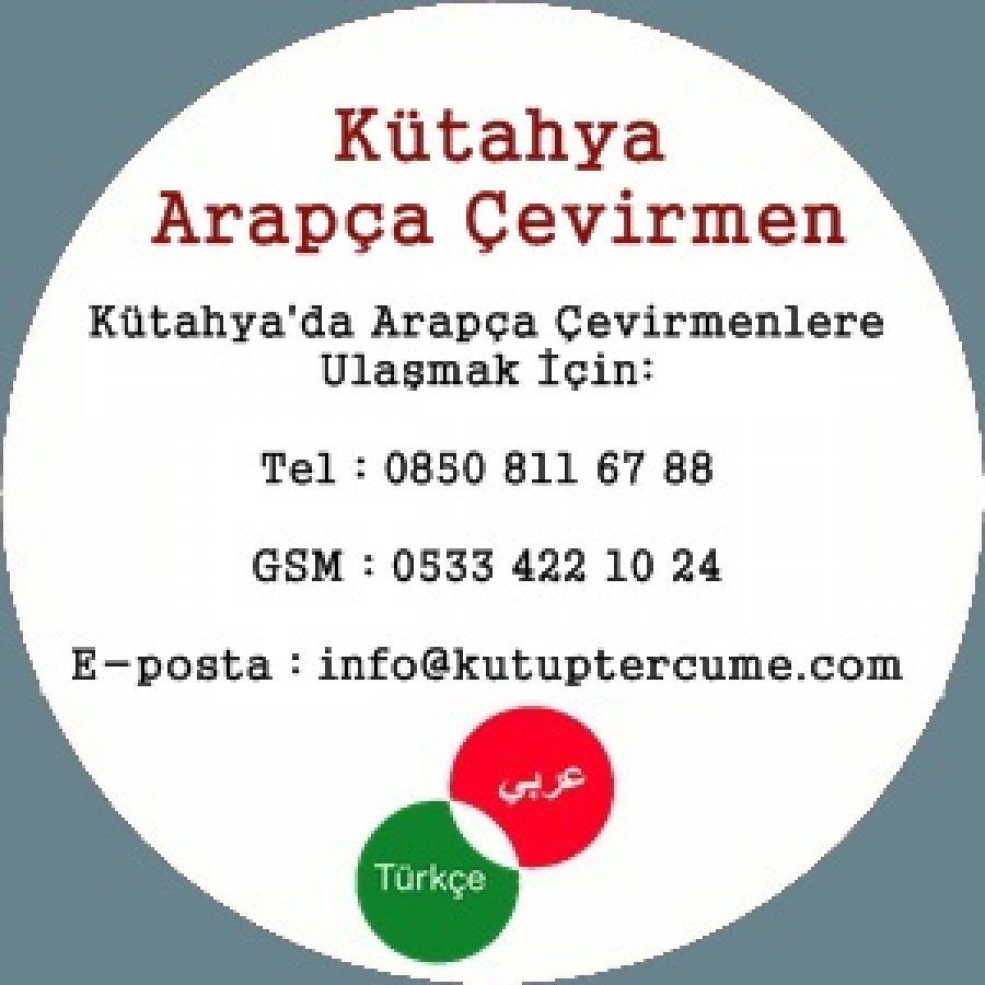 Kütahya Arapça Çeviri Dil Hizmeti