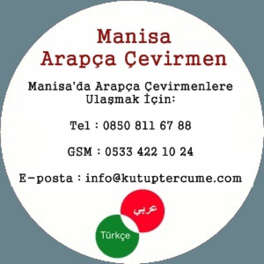 Manisa Arapça Çeviri Dil Hizmeti