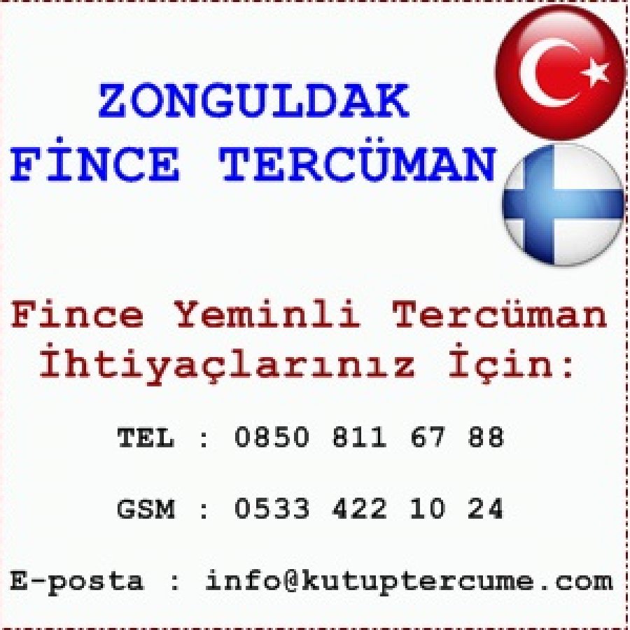 Zonguldak Çeviri Fince Tercümanlık