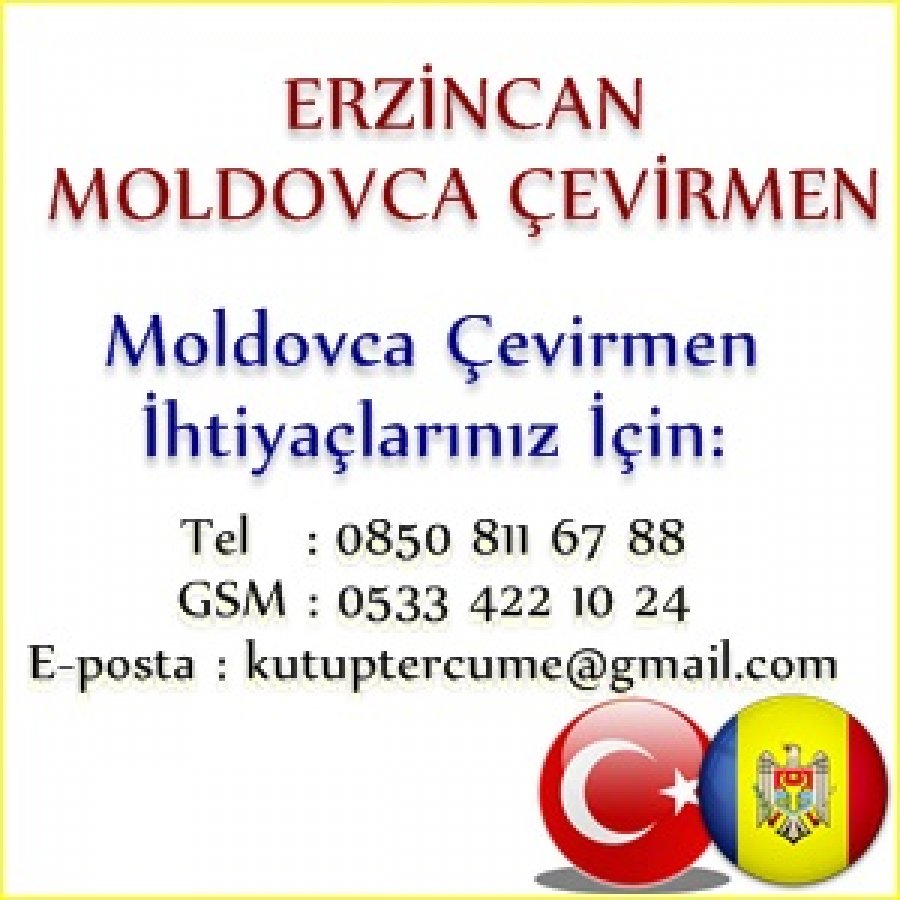 Moldovca Erzincan Tercümanlık Hizmetleri