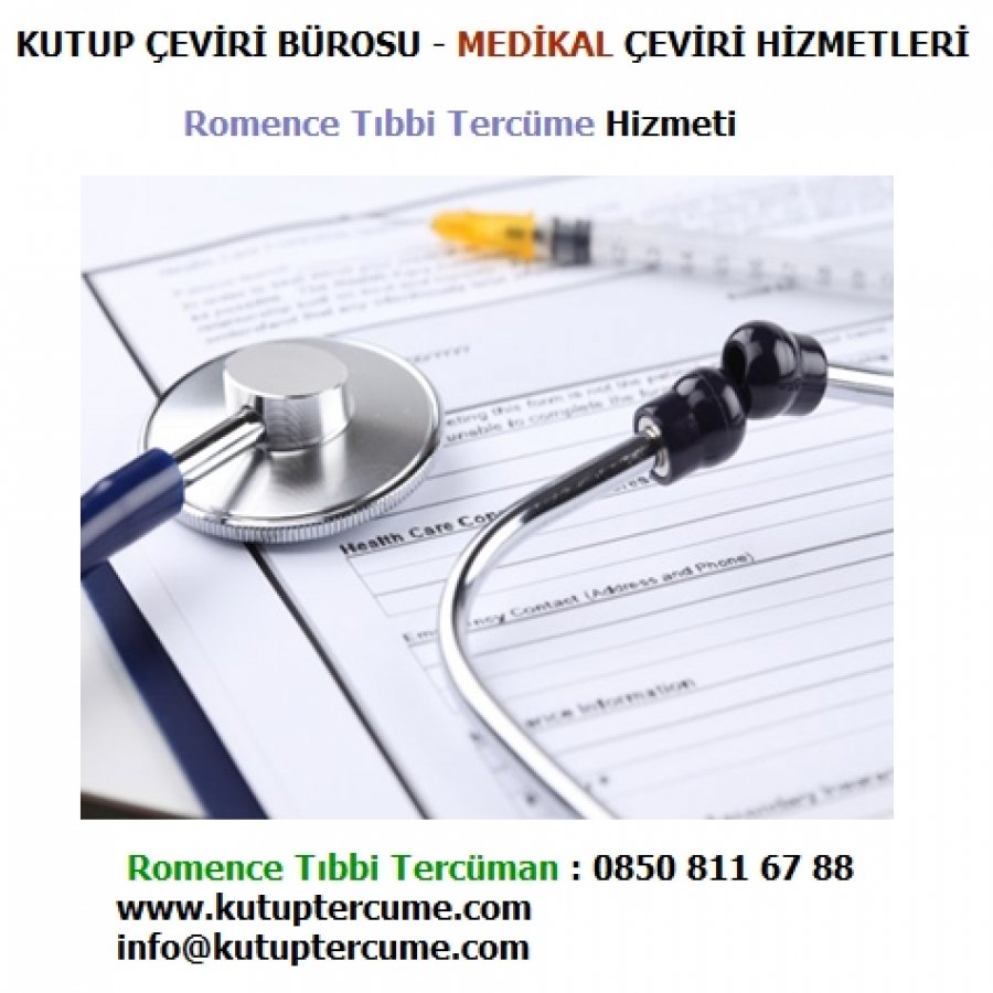Romence Medikal İçerikli Tercümeler