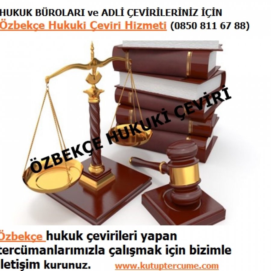 Özbekçe Hukuki Çeviri
